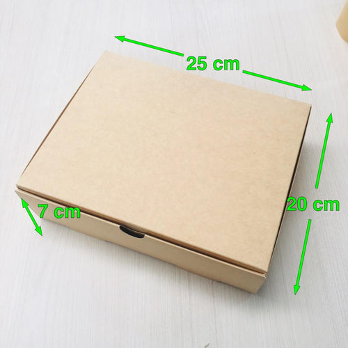 Caja Kraft rectangular - Desechables Chiguayante