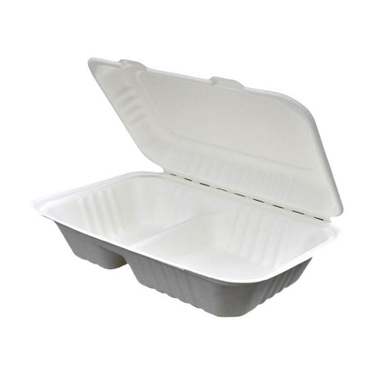 Contenedor Rectangular 2 divisiones COMPOSTABLE
