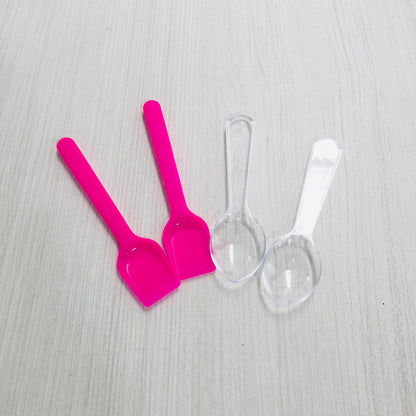Cuchara Acrílica Transparente para Postre 250 un