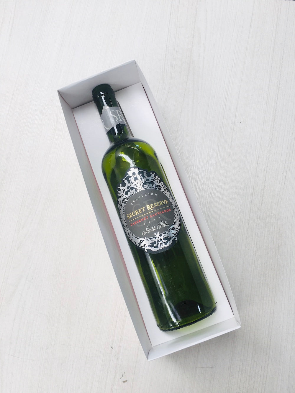 Caja Blanca para Botellas de Vino