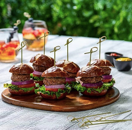 Pincho Nudo Brocheta Madera 15 cm (50 un)