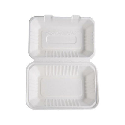 Contenedor Rectangular 24x14x7 cm COMPOSTABLE