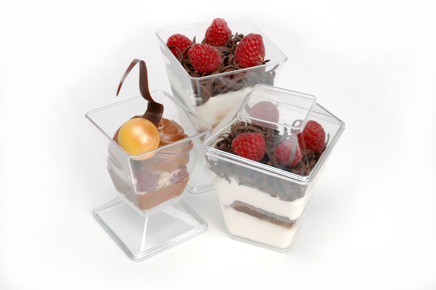 Vaso Acrilico Recto 110ml set 10 un