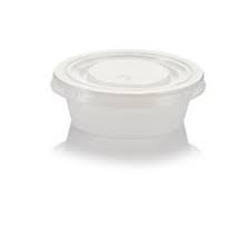 Salsero 2 OZ con Tapa 100 unidades - Desechables Chiguayante