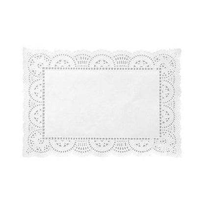 Blonda Rectangular Nº9 para Bandeja Rect Nº9 (10 un) - Desechables Chiguayante
