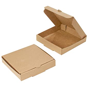 Caja Pizza Chica 25x25x4cm (5 unidades) - Desechables Chiguayante