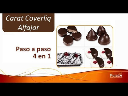 Coverliq Carat Chocolate Alfajor Cuchufli Semi Amargo 1 kilo Puratos