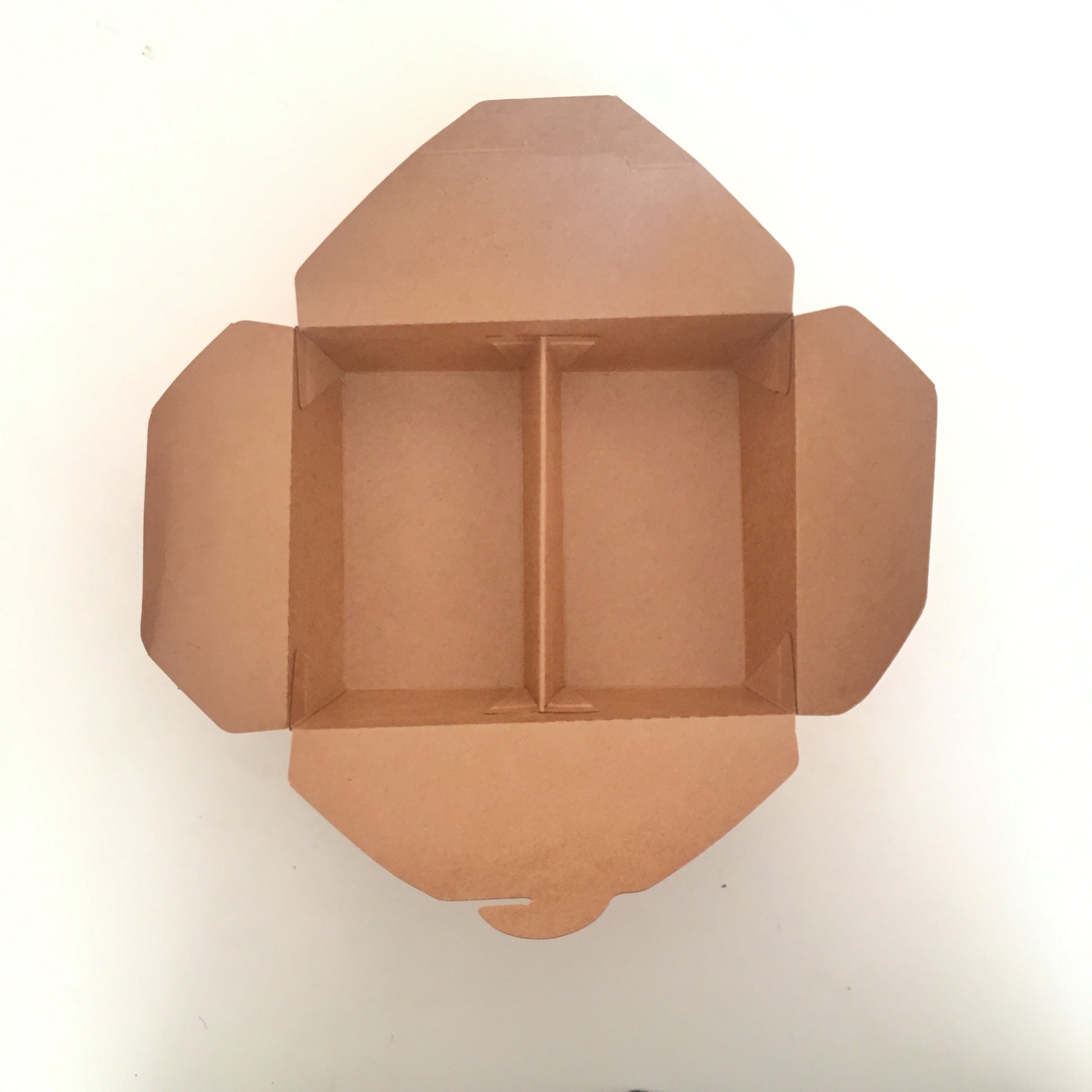 Caja Kraft con división 1000gr - Desechables Chiguayante