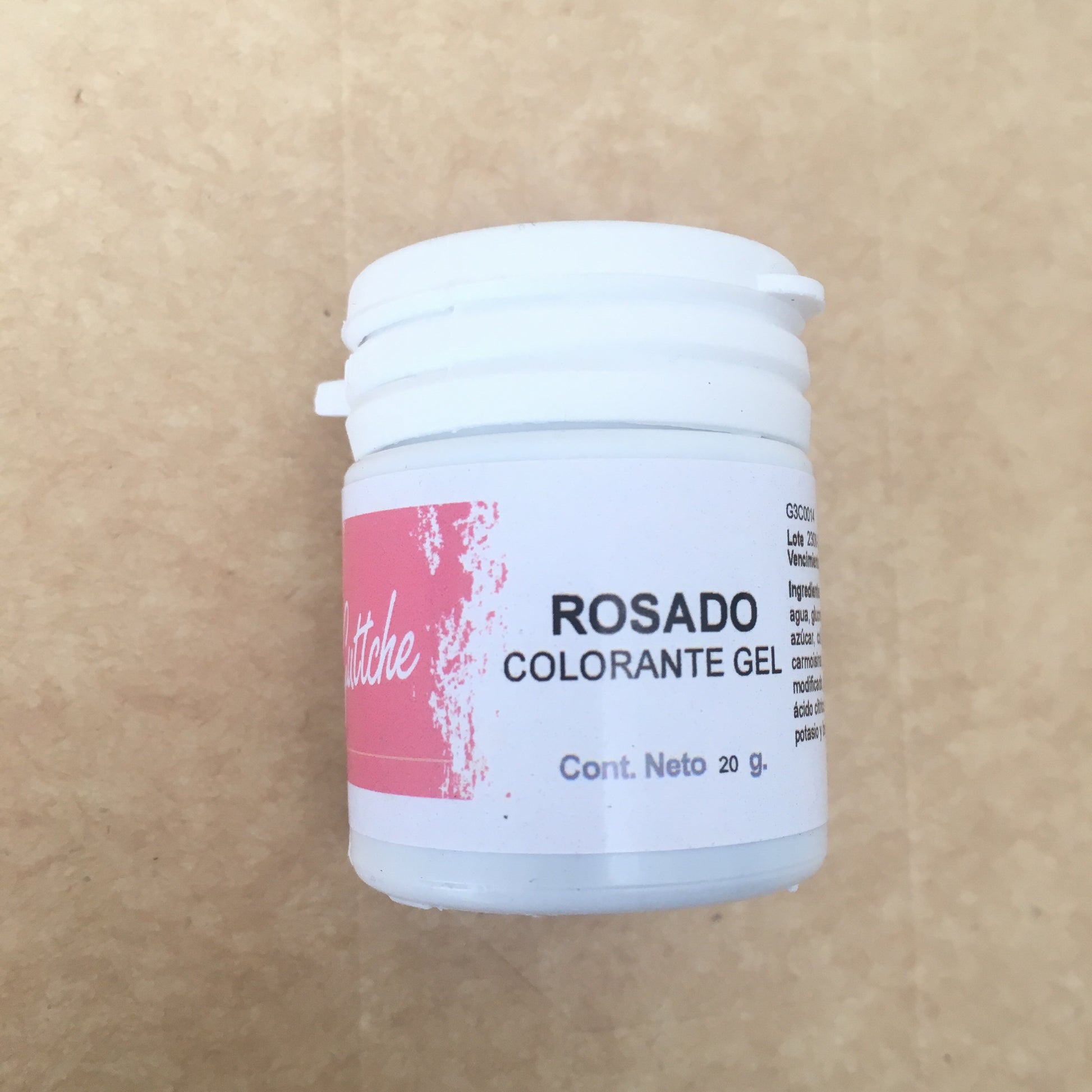 Colorante Gel Rojo Navidad Guttche 20 gr.