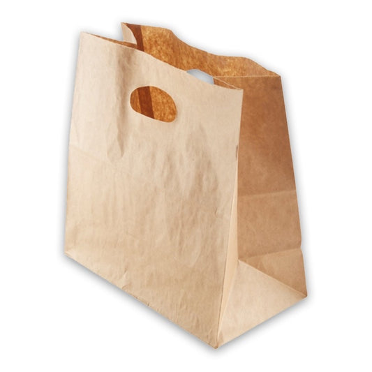 Bolsa de Papel delivery 27x28x14  (25 un) - Desechables Chiguayante