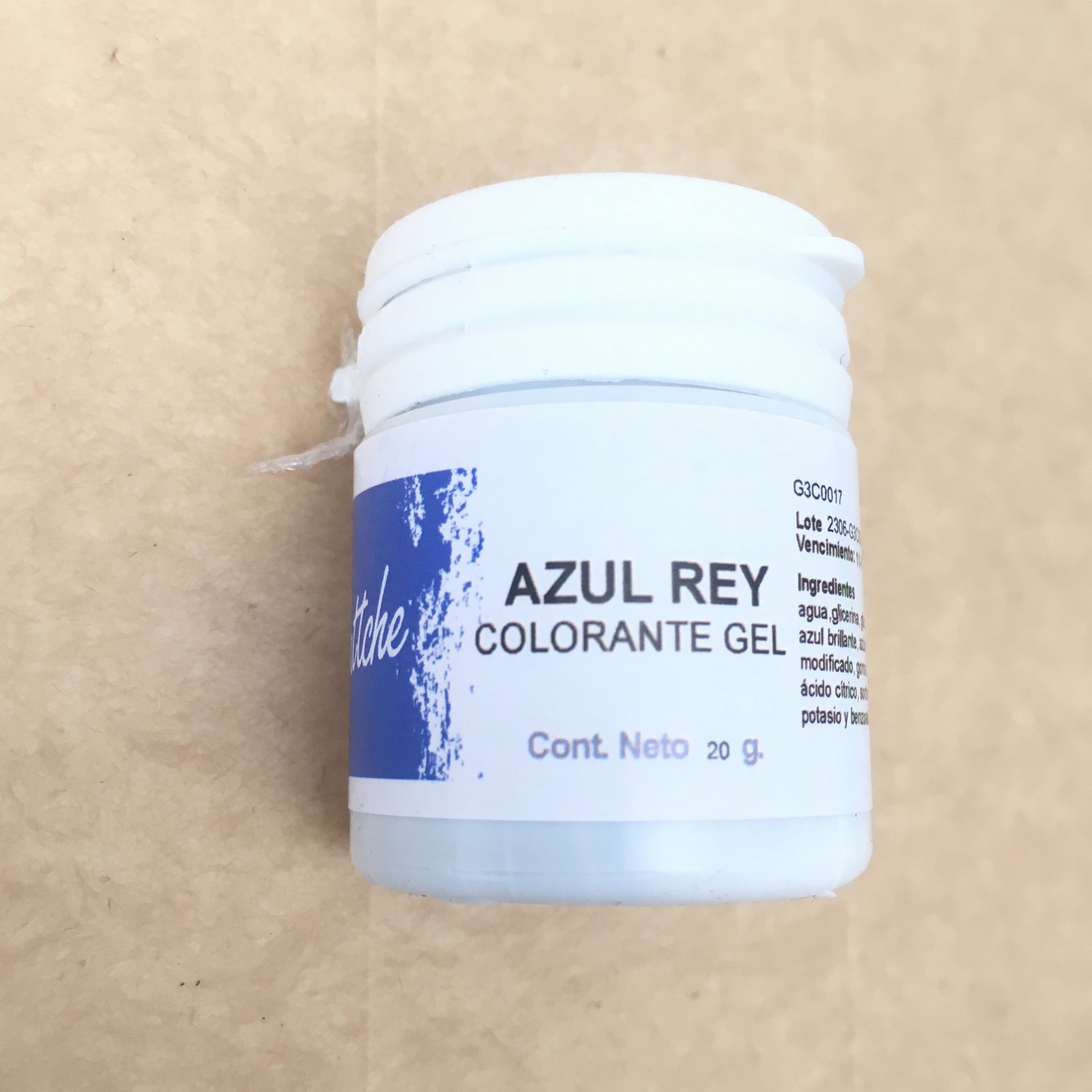 Colorante Gel varios colores - Desechables Chiguayante