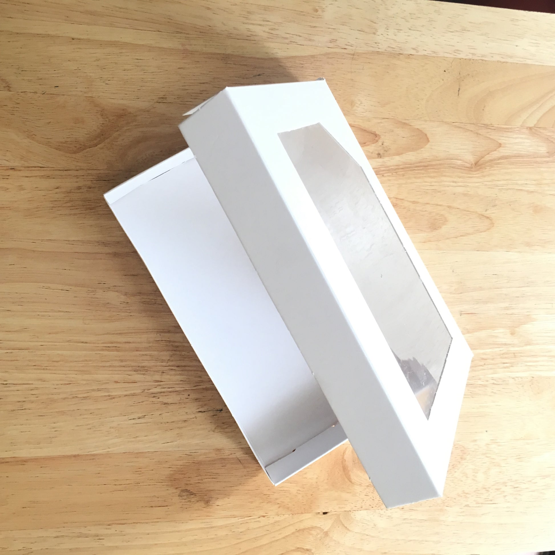 Caja Blanca c/Ventana - Desechables Chiguayante