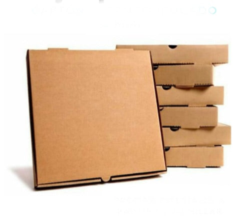 Caja Pizza Grande 38,5x38,5x4cm (5 unidades) - Desechables Chiguayante