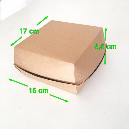 Porta Sandwich Kraft - Desechables Chiguayante