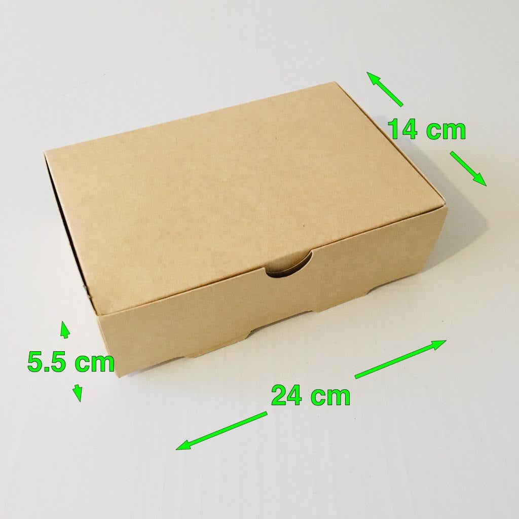 Caja Kraft rectangular 1800 cc